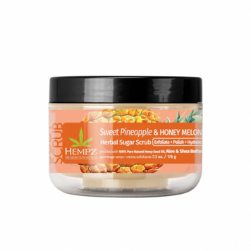 Hempz Скраб цукровий "Солодкий ананас та Медова диня" / Sweet Pineapple & Honey Melon Herbal Sugar Scrub 0708 фото