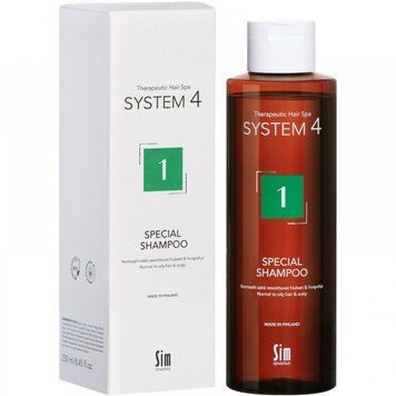 SIM SENSITIVE Шампунь для нормальної і схильної до жирності шкіри голови System4 1 Special Shampoo  0786 фото