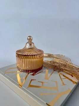 Ароматична свічка "Золотий купол" Ірис і бурбон 0614 фото